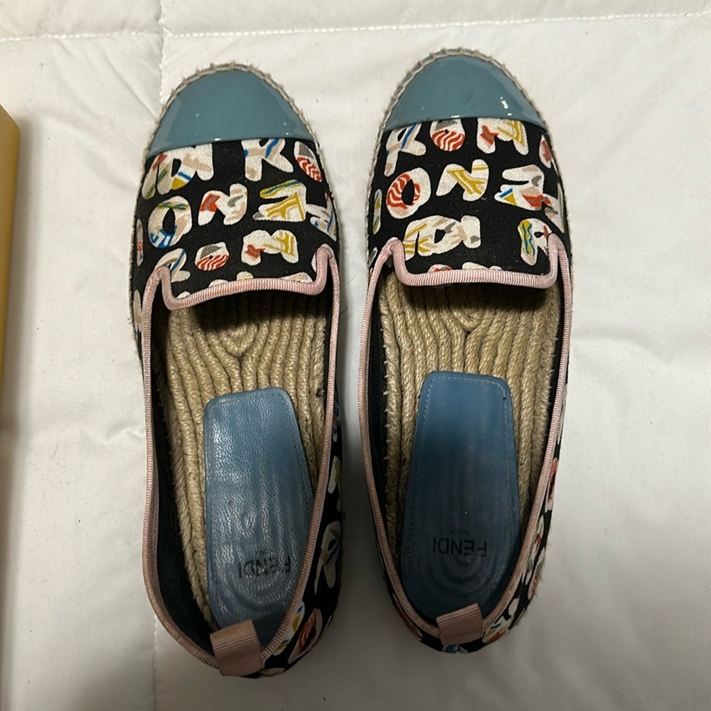 FENDI Espedrille Flats (Multicolor)